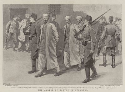 Aresztowanie Softasa w Stambule autorstwa Joseph Nash